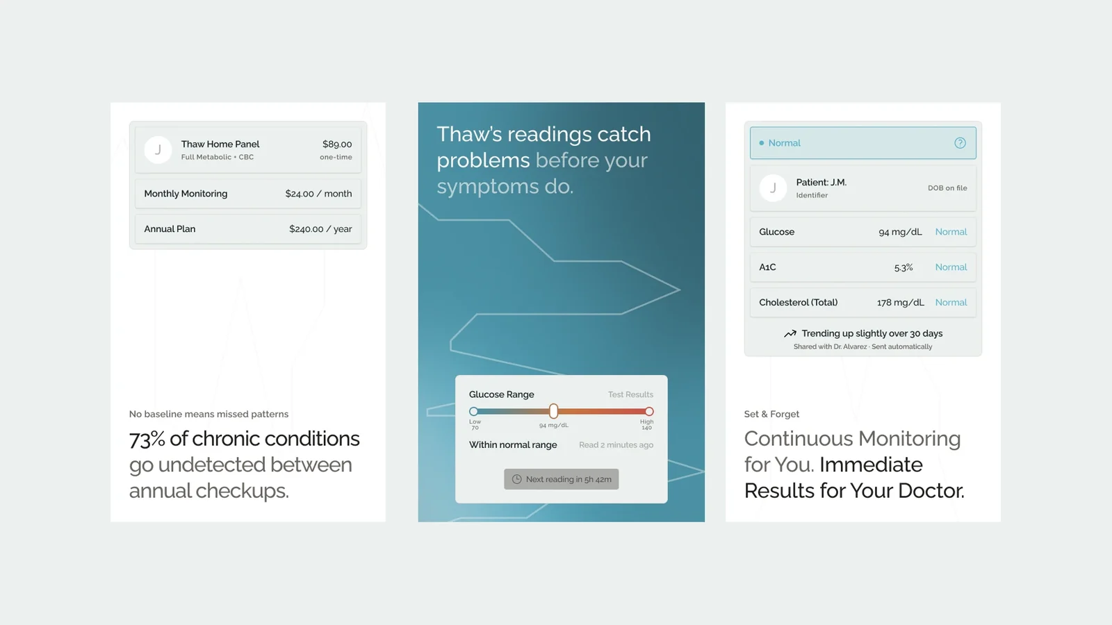 Thaw — Vertical Display Banners