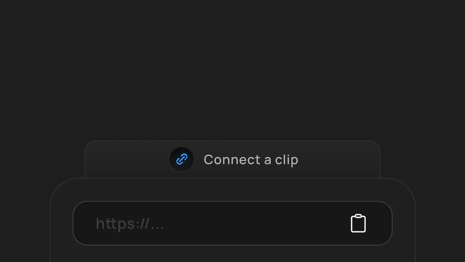 Starlet — Connect a Clip Modal